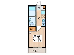 フォルジュロン パンセ【1階】の間取り