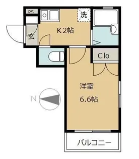 ASAKOビル【2階】の間取り