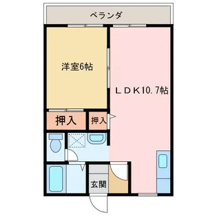 メゾントレビXII【1階】の間取り