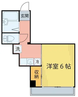 フッコウビル【4階】の間取り