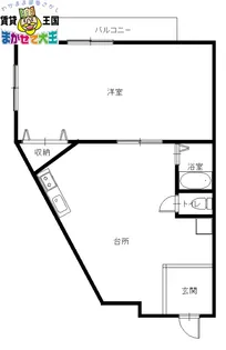 コーポ笹本【4階】の間取り