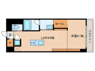 SK BUILDING-901【3階】の間取り
