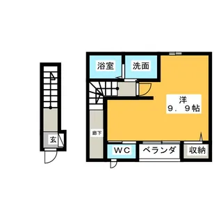 Casa Riko(カサ リコ)【2階】の間取り