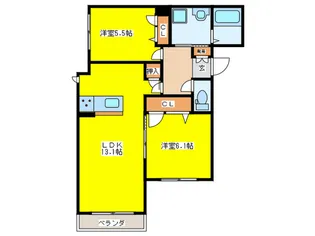 ShaMaison Grace【2階】の間取り