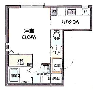 シャンブルIII【1階】の間取り