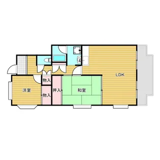 T・メゾンシャルマントI【1階】の間取り