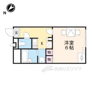 レオパレスセルリアン【1階】の間取り