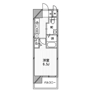 アスリート本町リバーウエスト【4階】の間取り