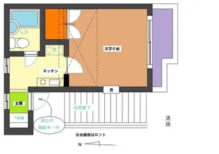 アネックスSK【1階】の間取り