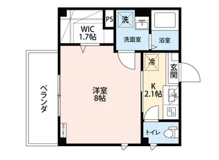 シャルマン目黒【1階】の間取り