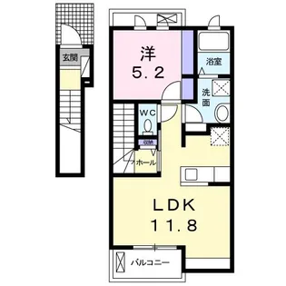 シャルマン【2階】の間取り