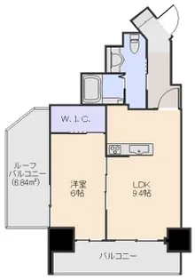 G-1 BLDG旭町【8階】の間取り