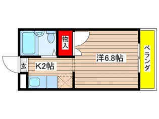 パールハイツ2【2階】の間取り