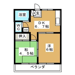 レイクサイド善福寺【2階】の間取り