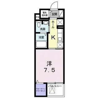ソブレパサール【3階】の間取り