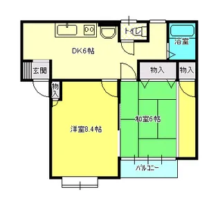 マインドキャッスル【2階】の間取り