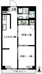 トーア駒込マンション【9階】の間取り