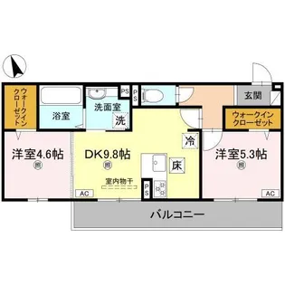 エレガンス ビュー【3階】の間取り