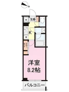 DIPS赤羽北WEST【2階】の間取り