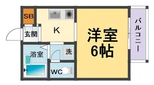 メゾン甲子園【2階】の間取り