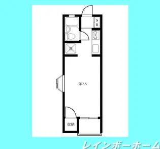 ジュネス小林【2階】の間取り