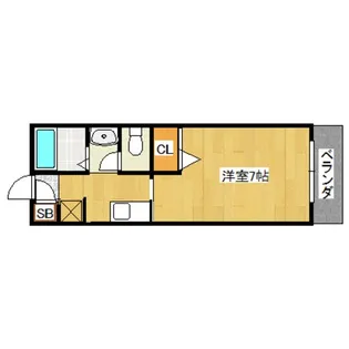 パルコート松原【2階】の間取り