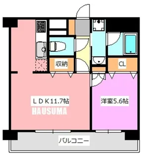 CASA MIA【6階】の間取り