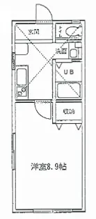 グランデ東海大【1階】の間取り