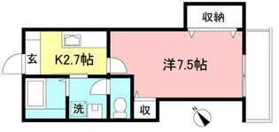 グランメール登戸【3階】の間取り