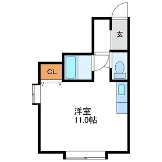 藤井ビル北10条【4階】の間取り
