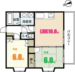 グレイスカワイI【3階】の間取り
