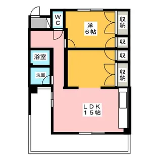 リヴィエール辰起【2階】の間取り