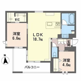 ベレオT-H-I【3階】の間取り