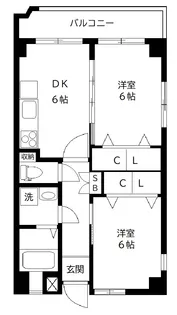 マンションストーンミル石森ビル【9階】の間取り