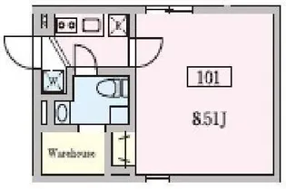 Glanpark池之端【1階】の間取り