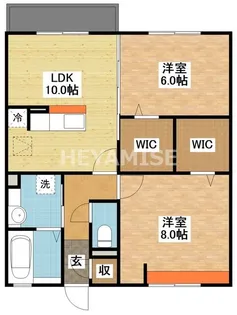 アルトピアーノII【1階】の間取り