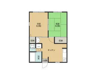 グロワール【2階】の間取り