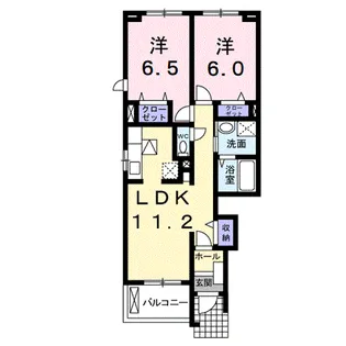 インノバーレC【2階】の間取り