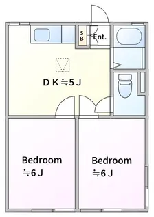 ベルハウス【1階】の間取り