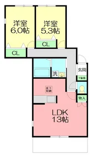 Maison Rassurer【2階】の間取り