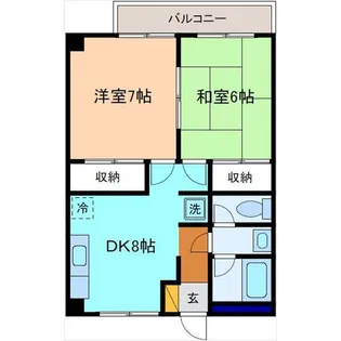 アローヒルズ【4階】の間取り