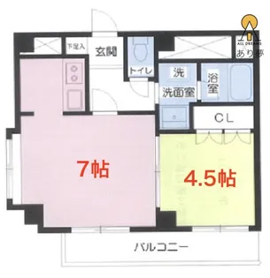 SD桂ビルII【4階】の間取り