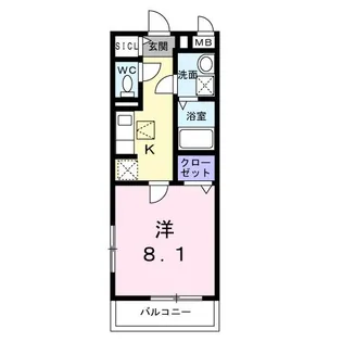 ブレーメンハウス【1階】の間取り