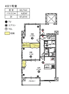 RICビル【4階】の間取り