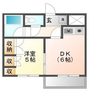 ベターアール02【1階】の間取り
