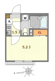 Luxカシオペア【2階】の間取り