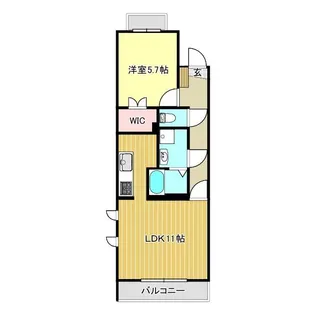 ルパーブ永田町【3階】の間取り