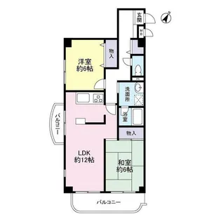 ドミール・アン【2階】の間取り