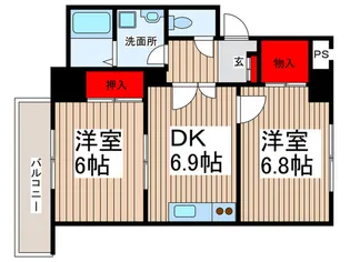 メゾン・ド・アストラ【8階】の間取り
