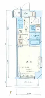 ルーブル日本橋【3階】の間取り